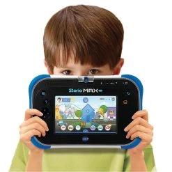 Budget 🌟 Vtech Bundle Storio Max 2.0 Bleue + Jeu "J'apprends À Écrire Avec Nino Et Nina" 👍 -Vtech Soldes Magasin 3417761088852 3