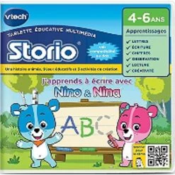 Meilleur prix ✔️ Vtech Bundle Storio Max 2.0 Rose + Jeu "J'apprends À Écrire Avec Nino Et Nina" 🛒 9 Meilleur prix ✔️ Vtech Bundle Storio Max 2.0 Rose + Jeu "J'apprends À Écrire Avec Nino Et Nina" 🛒 -Vtech Soldes Magasin 3417761088951 4