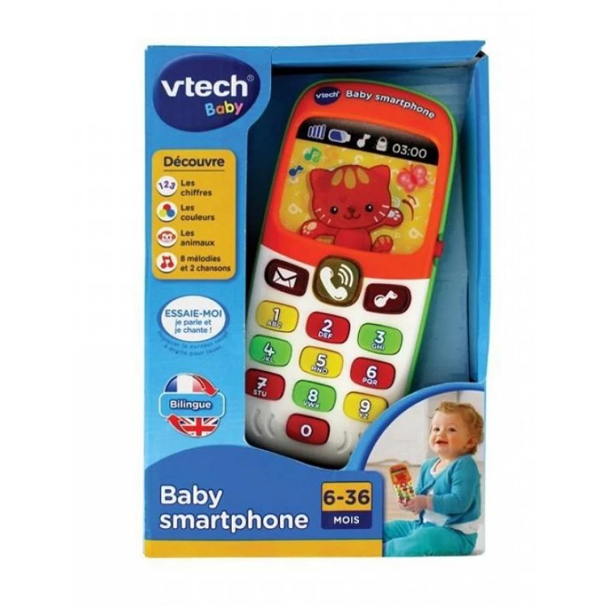 Meilleur prix 🔔 Vtech Baby Smartphone Bilingue 🌟 3 Meilleur prix 🔔 Vtech Baby Smartphone Bilingue 🌟