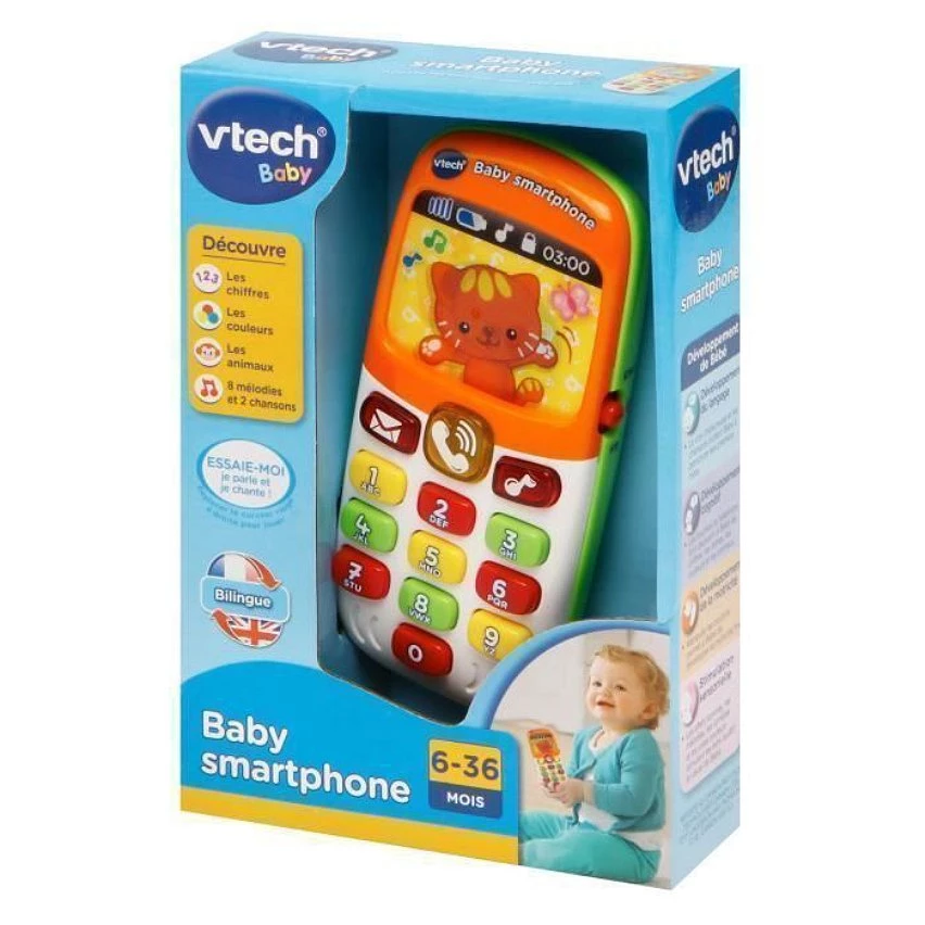 Meilleur prix 🔔 Vtech Baby Smartphone Bilingue 🌟 6 Meilleur prix 🔔 Vtech Baby Smartphone Bilingue 🌟 – Image 4