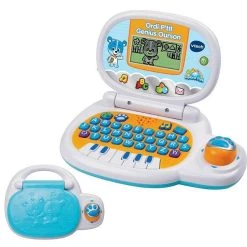 Promo 🔥 Vtech Ordi P'tit Genius Ourson Bleu 🔥 -Vtech Soldes Magasin 3417761395059 2