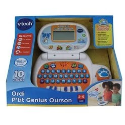 Promo 🔥 Vtech Ordi P'tit Genius Ourson Bleu 🔥 -Vtech Soldes Magasin 3417761395059 5