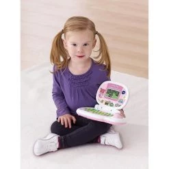 Budget 🎉 Vtech Ordi P'tit Genius Ourson Rose 🎁 -Vtech Soldes Magasin 3417761395554 3