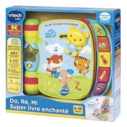 Budget 🤩 Vtech Do, Re, Mi, Super Livre Enchante Bleu 😀 -Vtech Soldes Magasin 3417761667057 5