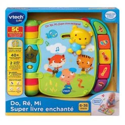 Nouveau 🌟 Vtech Do, Re, Mi, Super Livre Enchante Modèle Aléatoireis 🌟 -Vtech Soldes Magasin 3417761667958 3