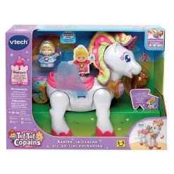 Acheter 🛒 Vtech Ttc - Azalée, La Licorne Arc-En-Ciel Enchantée (+ Chloé La Reine Des Fées) 🔔 -Vtech Soldes Magasin 3417761774052 4