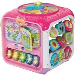 Remise ✨ Vtech Super Cube Des Decouvertes Rose ⌛