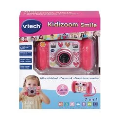 Sortie 😀 Vtech Kidizoom Smile Rose 🔔 -Vtech Soldes Magasin 3417761936450 3