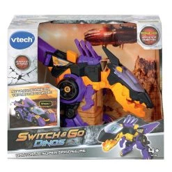 Meilleure affaire 🥰 Vtech Switch & Go Dinos - Brutor Super Spinosaure (Voiture De Course) 💯