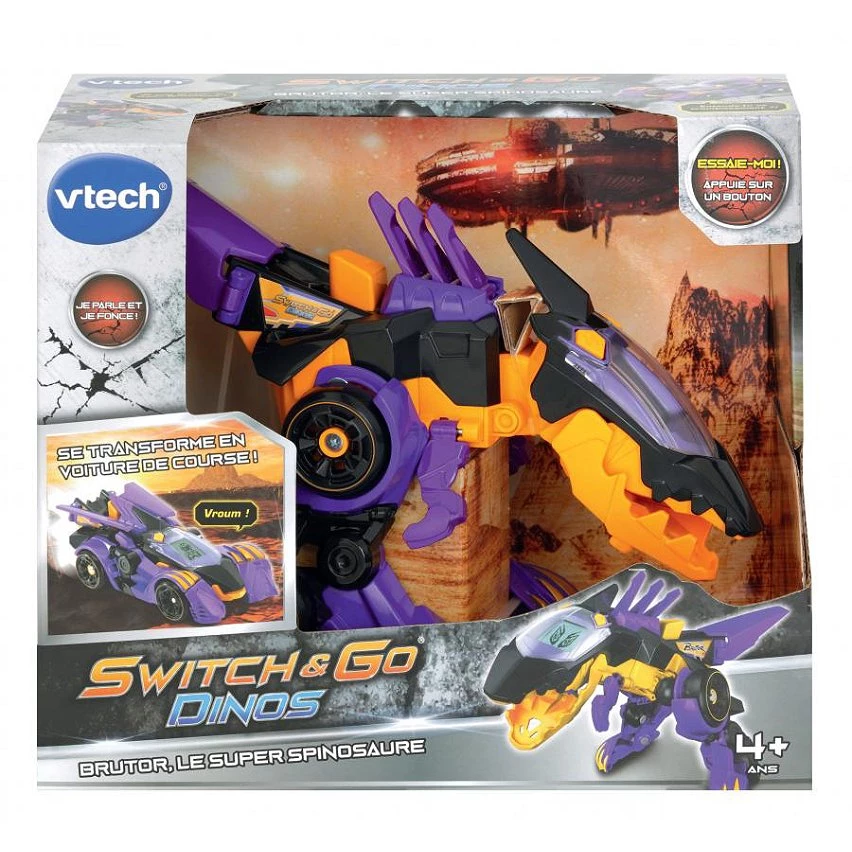 Meilleure affaire 🥰 Vtech Switch & Go Dinos - Brutor Super Spinosaure (Voiture De Course) 💯 3 Meilleure affaire 🥰 Vtech Switch & Go Dinos - Brutor Super Spinosaure (Voiture De Course) 💯