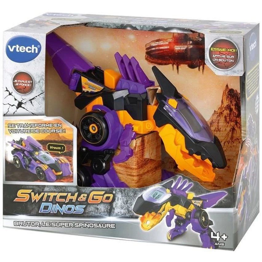Meilleure affaire 🥰 Vtech Switch & Go Dinos - Brutor Super Spinosaure (Voiture De Course) 💯 7 Meilleure affaire 🥰 Vtech Switch & Go Dinos - Brutor Super Spinosaure (Voiture De Course) 💯 – Image 5