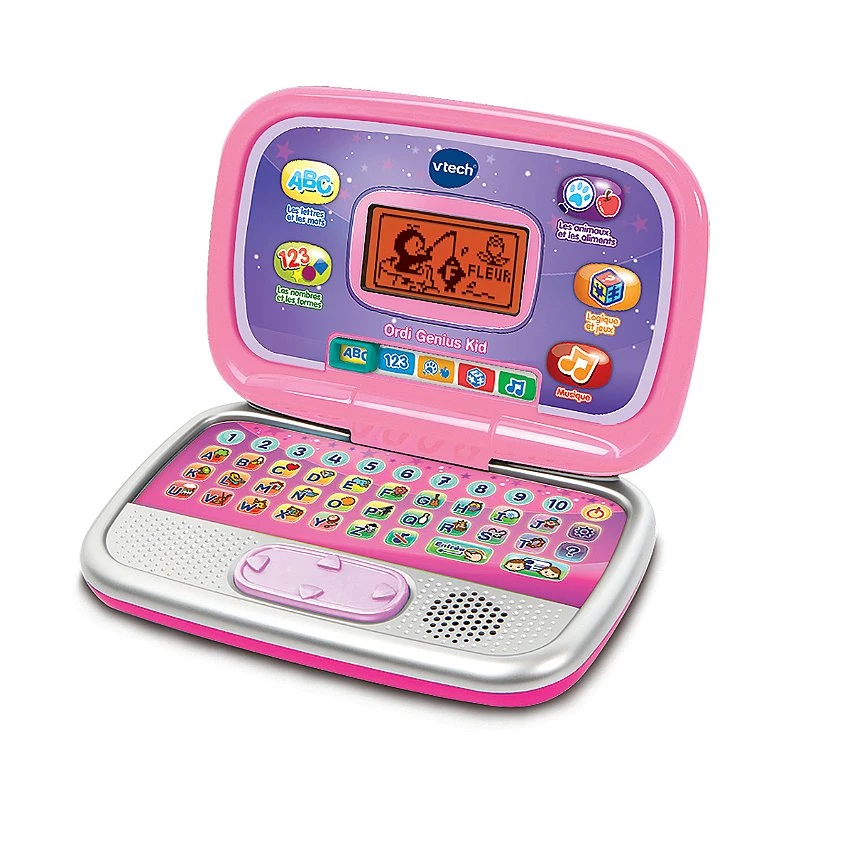 Bon marché ❤️ Vtech Ordi Genius Kid Rose 💯 4 Bon marché ❤️ Vtech Ordi Genius Kid Rose 💯 – Image 2