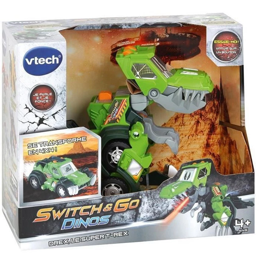Vente flash ✔️ Vtech Switch & Go Dinos - Drex Super T-Rex (Jeep) 🔥 7 Vente flash ✔️ Vtech Switch & Go Dinos - Drex Super T-Rex (Jeep) 🔥 – Image 5