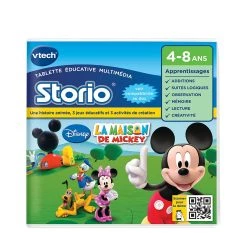 Remise 🥰 Vtech Jeu Storio - La Maison De Mickey - Mickey ❤️