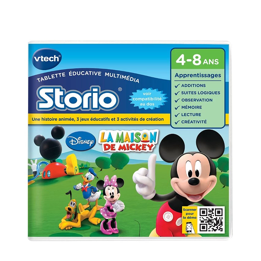 Remise 🥰 Vtech Jeu Storio - La Maison De Mickey - Mickey ❤️ 3 Remise 🥰 Vtech Jeu Storio - La Maison De Mickey - Mickey ❤️