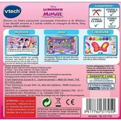 De gros ✨ Vtech Jeu Storio - La Boutique De Minnie - Minnie 🧨 -Vtech Soldes Magasin 3417762317050 3