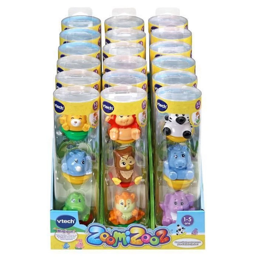 Budget 👏 Vtech Zoomizooz - Tube Trio Animaux Culbuto (En Présentoir) 🔔 4 Budget 👏 Vtech Zoomizooz - Tube Trio Animaux Culbuto (En Présentoir) 🔔 – Image 2