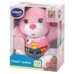 Le moins cher 🎉 Vtech Chant'toutou Rose ⭐ -Vtech Soldes Magasin 3417765023552 4