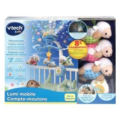 Promo ✨ Lumi mobile compte-moutons bleu - Vtech 🤩