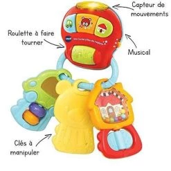 Vente flash ⭐ Vtech Mon Hochet P'tites Cles Magiques 😉 -Vtech Soldes Magasin 3417765051050 4