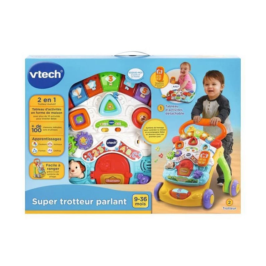 Vente flash ⭐ Vtech Super Trotteur Parlant 2 En 1 Orange 🔥 5 Vente flash ⭐ Vtech Super Trotteur Parlant 2 En 1 Orange 🔥 – Image 3