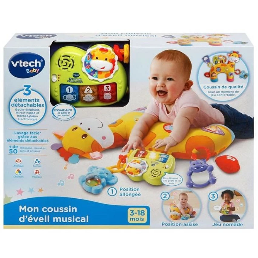 Tout neuf ✨ Vtech Mon Coussin D'eveil Musical 👍 6 Tout neuf ✨ Vtech Mon Coussin D'eveil Musical 👍 – Image 4