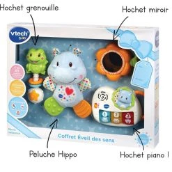 Grosses soldes 🔥 Vtech Coffret Naissance - Éveil Des Sens (Bleu) 🧨
