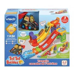 De gros 👍 Vtech Tut Tut Bolides - Tremplin Cascades De L'extrême (+Lucas, Roi Du Championnat) 💯