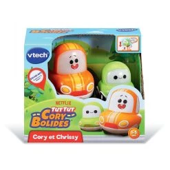 Bon marché ❤️ Vtech Tut Tut Cory Bolides - Duo Cory + Chrissy - Tut Tut Cory Bolides ❤️