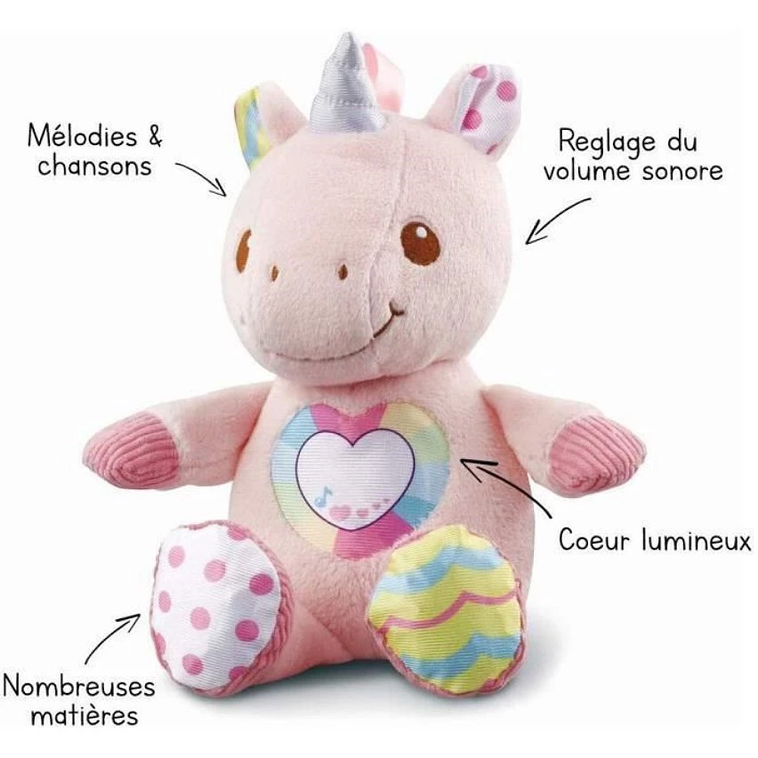 Vente flash 🎁 Vtech Maé, Ma Licorne À Câliner ❤️ 7 Vente flash 🎁 Vtech Maé, Ma Licorne À Câliner ❤️ – Image 5