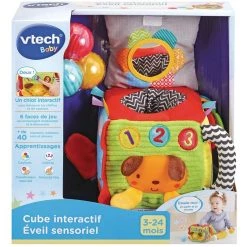 Tout neuf 🎉 Vtech Cube Interactif Éveil Sensoriel 🥰 -Vtech Soldes Magasin 3417765282058 3