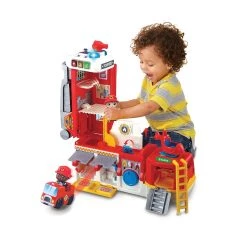 Tout neuf 🌟 Vtech Super Camion Caserne De Pompiers 💯 -Vtech Soldes Magasin 3417765298059 3