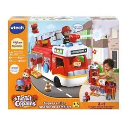 Tout neuf 🌟 Vtech Super Camion Caserne De Pompiers 💯 -Vtech Soldes Magasin 3417765298059 4