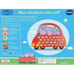 Nouveau 🔔 Vtech Peppa Pig - Mon Abécédaire Interactif - Peppa Pig 💯 -Vtech Soldes Magasin 3417765306051 3