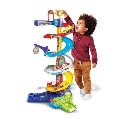 Acheter 🎉 Vtech - Tut Tut Bolides - mega circuit spirales 2 en 1 + titouan, fou du volant ⭐ -Vtech Soldes Magasin 3417765350054 3