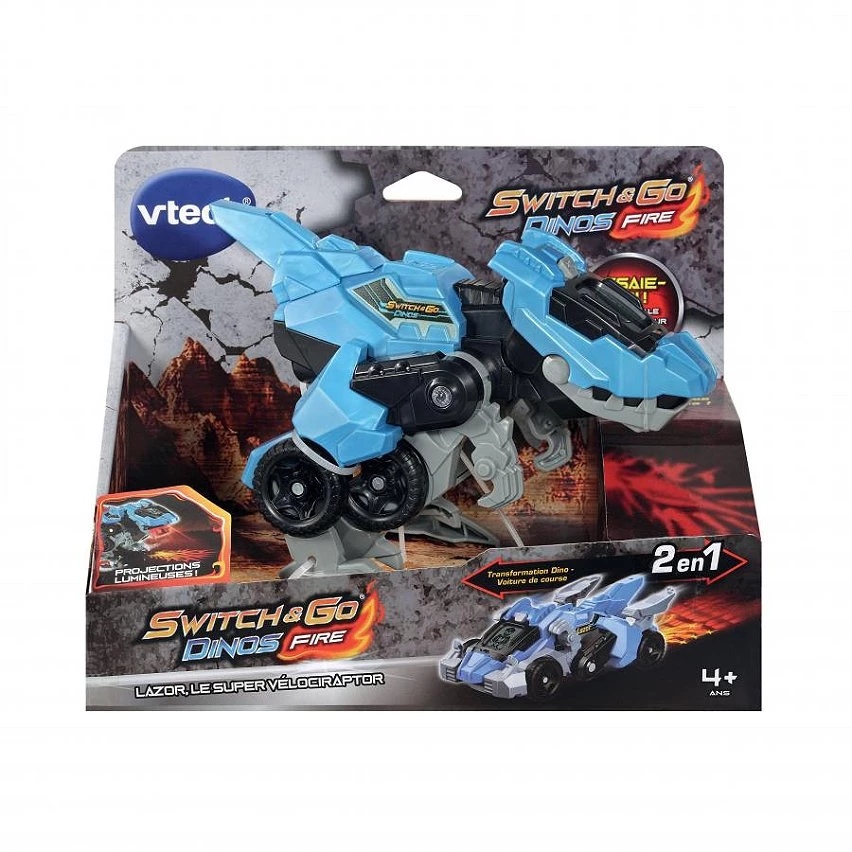 Promo 🔥 Vtech Switch & Go Dinos Fire - Lazor, Le Super Vélociraptor 😍 3 Promo 🔥 Vtech Switch & Go Dinos Fire - Lazor, Le Super Vélociraptor 😍