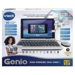 Remise ⌛ Vtech Genio, Mon Premier Vrai Ordi ! 👍 -Vtech Soldes Magasin 3417765410055 4