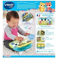 Meilleure vente 👏 Vtech Piano Sensoriel Des Baby Loulous ✔️ -Vtech Soldes Magasin 3417765504051 5