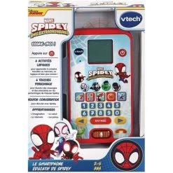 Grosses soldes 💯 Vtech Spidey - Le Smartphone Éducatif De Spidey - Spidey Et Ses Amis Extraordinaires ❤️ -Vtech Soldes Magasin 3417765544057 3