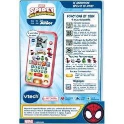 Grosses soldes 💯 Vtech Spidey - Le Smartphone Éducatif De Spidey - Spidey Et Ses Amis Extraordinaires ❤️ -Vtech Soldes Magasin 3417765544057 4