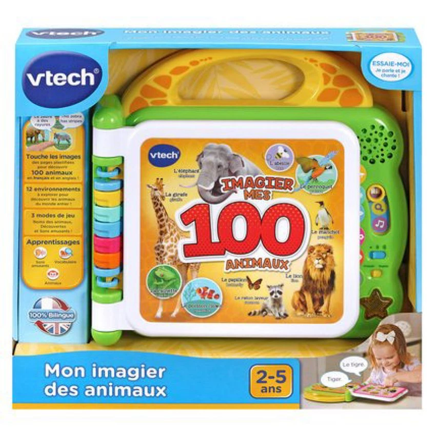 Tout neuf ❤️ Vtech Mon Imagier Des Animaux Bilingue 😍 4 Tout neuf ❤️ Vtech Mon Imagier Des Animaux Bilingue 😍 – Image 2