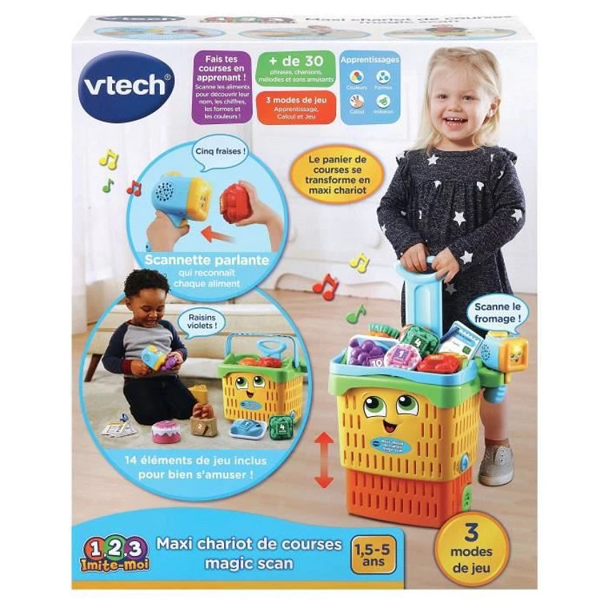 Grosses soldes 😍 Vtech Maxi Chariot De Courses Magic'scan 😍 5 Grosses soldes 😍 Vtech Maxi Chariot De Courses Magic'scan 😍 – Image 3