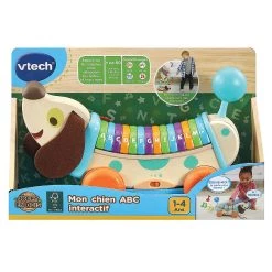 Budget 🎉 Vtech Mon Chien Abc Interactif (Jouet Avec Partie Bois Certifié Fsc®) ✨