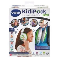 Vente flash 🥰 Vtech Kidipods Max - Mon Casque Interactif 7 En 1 💯