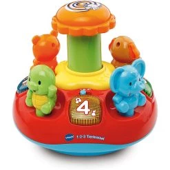 Meilleure affaire ✔️ Vtech 1 – 2-3 Animaux toupie 🥰